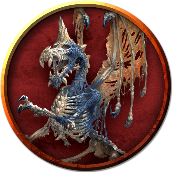 Adult Blue Dracolich token