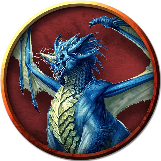 Adult Blue Dragon token