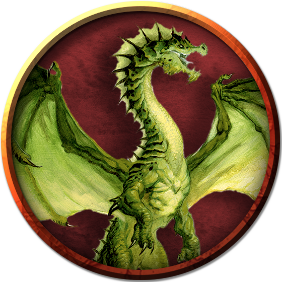 Ancient Green Dragon token