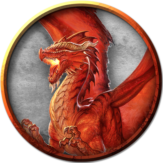 Ancient Red Dragon token