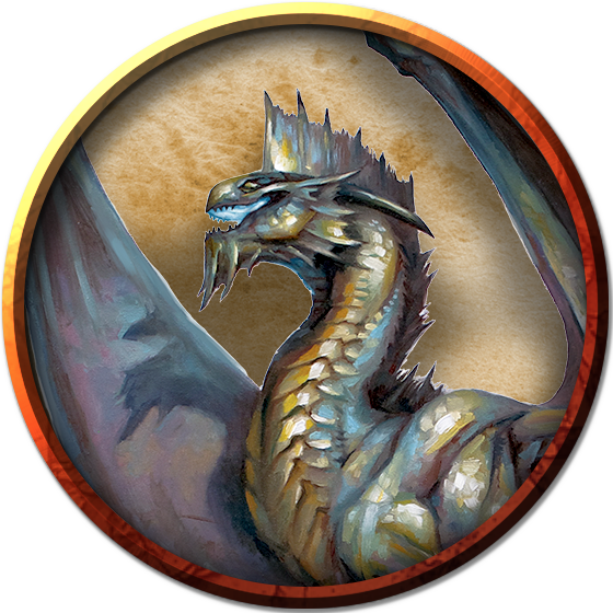 Ancient Silver Dragon token