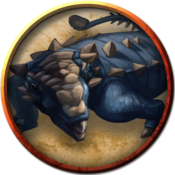 Ankylosaurus token