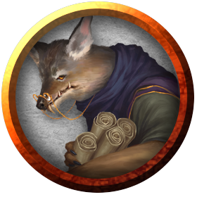Arcanaloth token