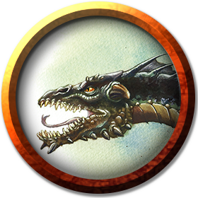 Black Dragon Wyrmling token