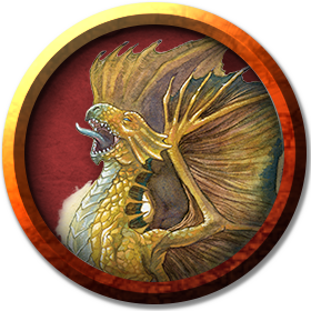 Bronze Dragon Wyrmling token