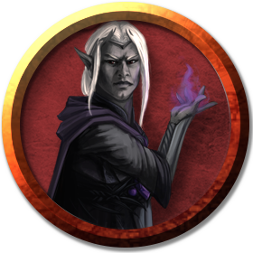 Drow Mage token