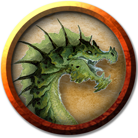 Green Dragon Wyrmling token