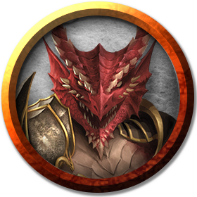 Half-Red Dragon Veteran token