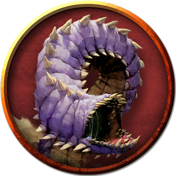Purple Worm token