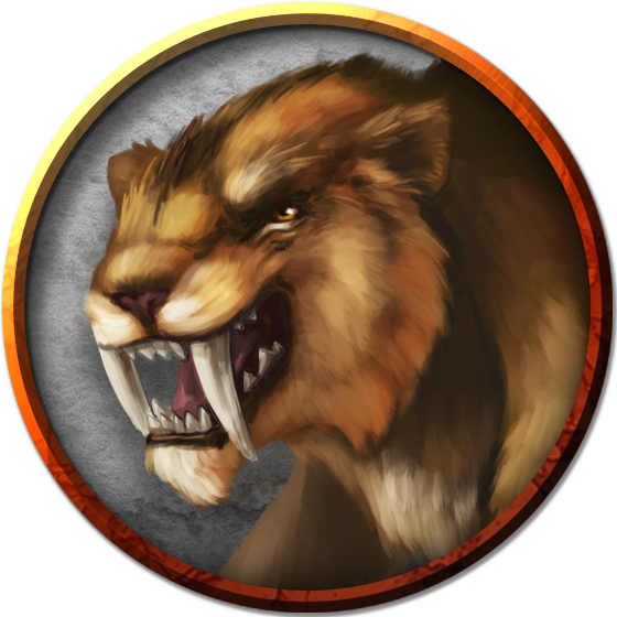 Saber-Toothed Tiger token