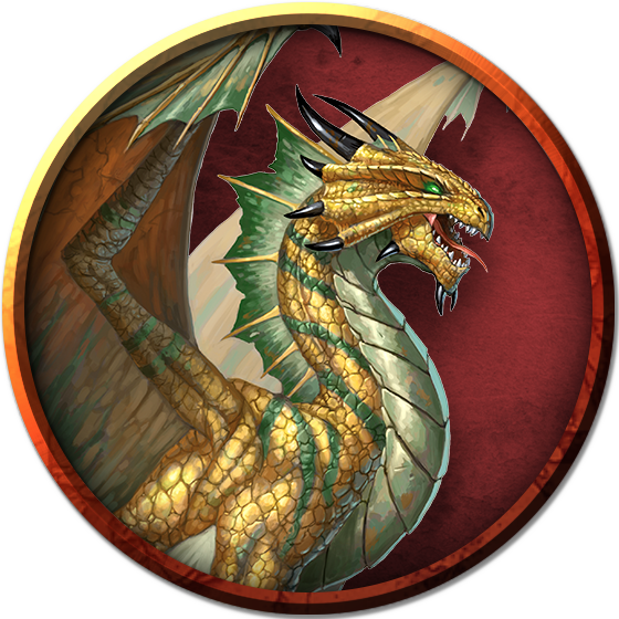 Young Bronze Dragon token