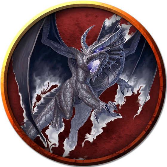 Young Red Shadow Dragon token